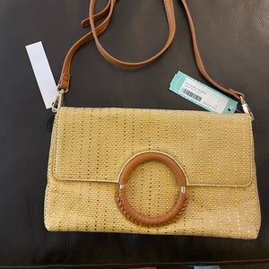 Sole Society Jeannie Day Clutch Golf Accent Cross Body. Tags on brand NEW.